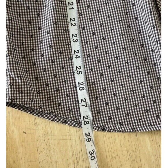 White Diamonds Boots Long Sleeve Snap Shirt Brown Western Wear MEDIUM - Picture 8 of 8